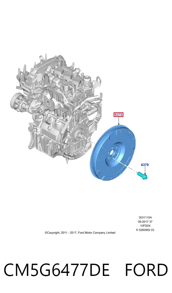 Volante motor CM5G6477DE Ford