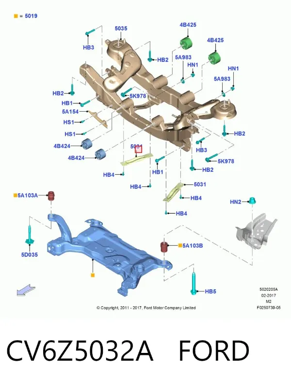  CV6Z5032A Ford