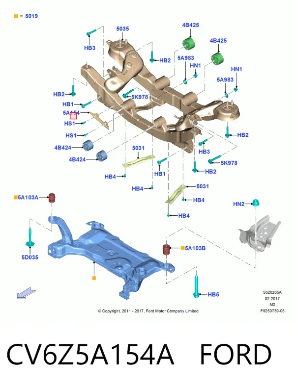  CV6Z5A154A Ford