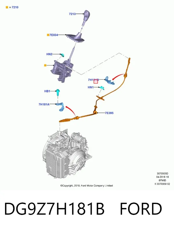  DG9Z7H181B Ford