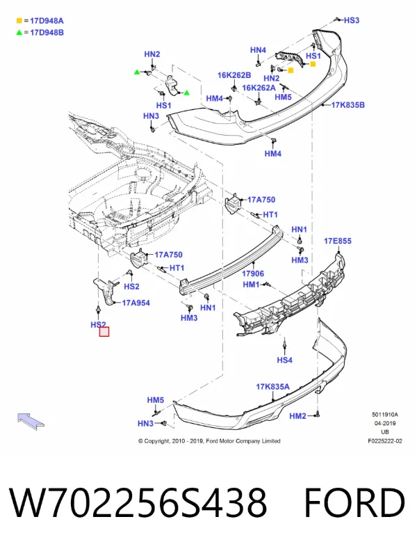  W702256S438 Ford