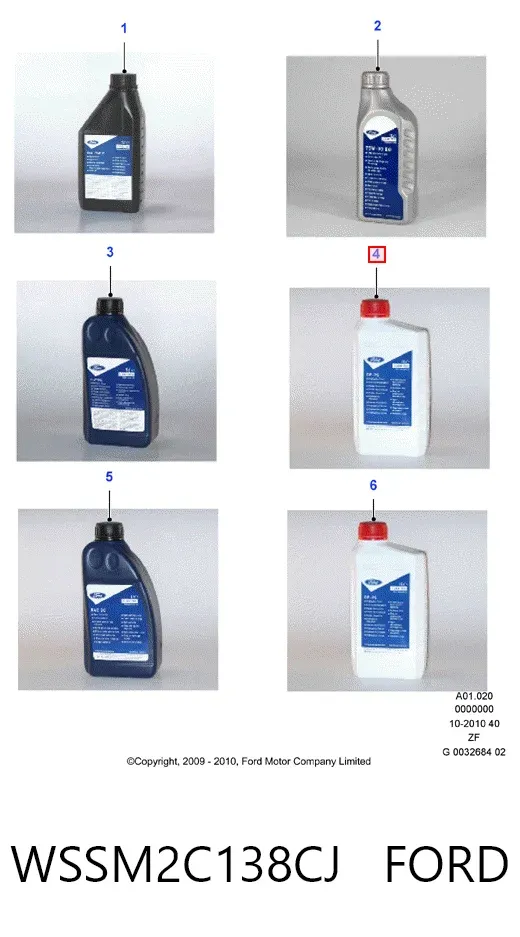 Aceite caja de cambios WSSM2C138CJ Ford