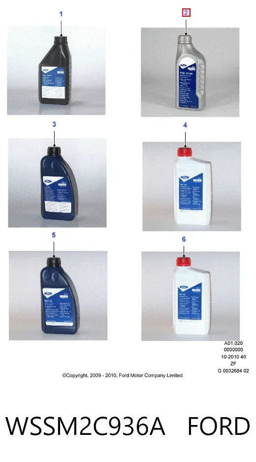 Aceite caja de cambios WSSM2C936A Ford