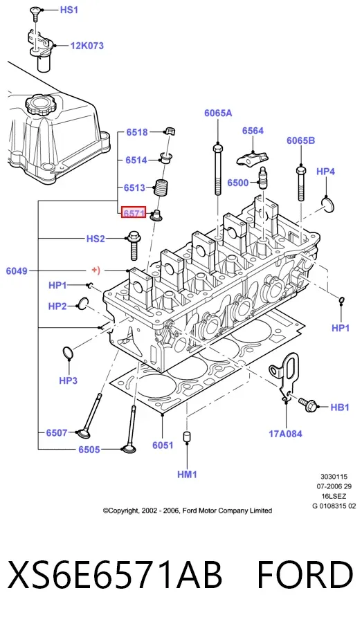 Retenes de válvulas Ford Ka RBT