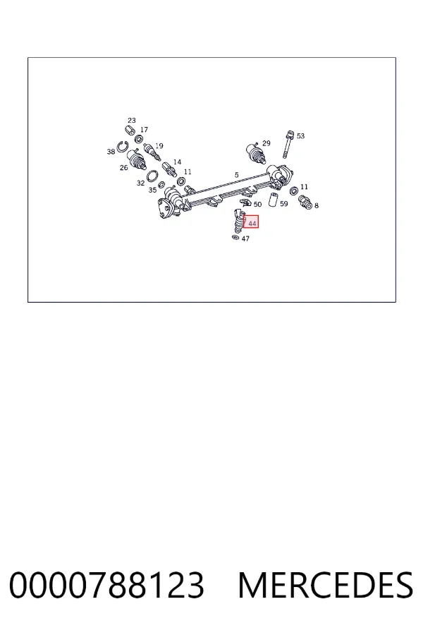 Inyector 0000788123 Mercedes