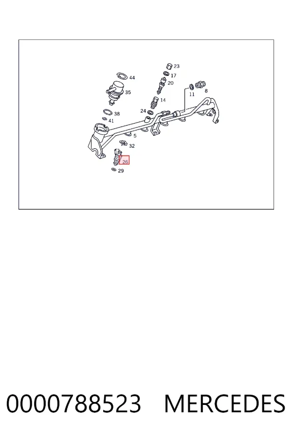 Inyector 0000788523 Mercedes