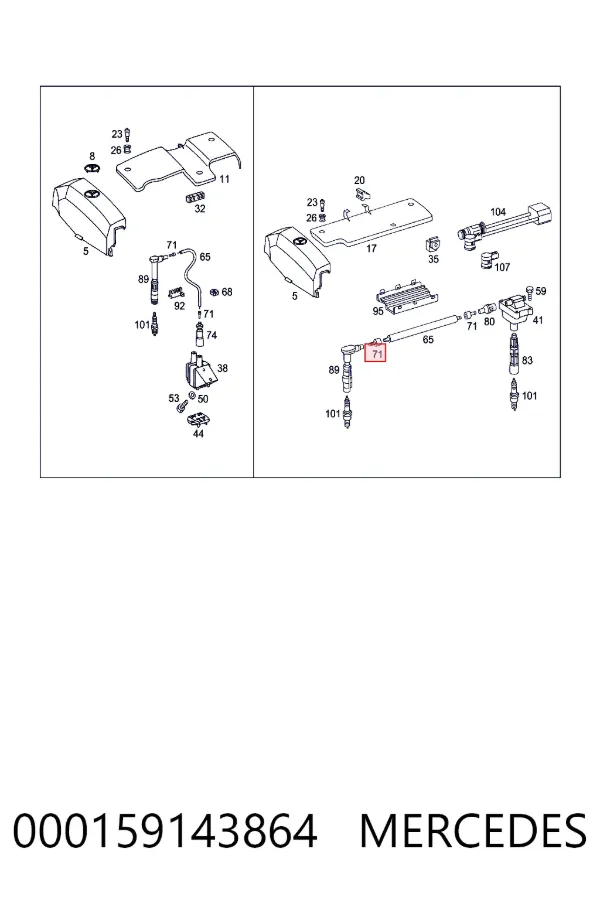  000159143864 Mercedes