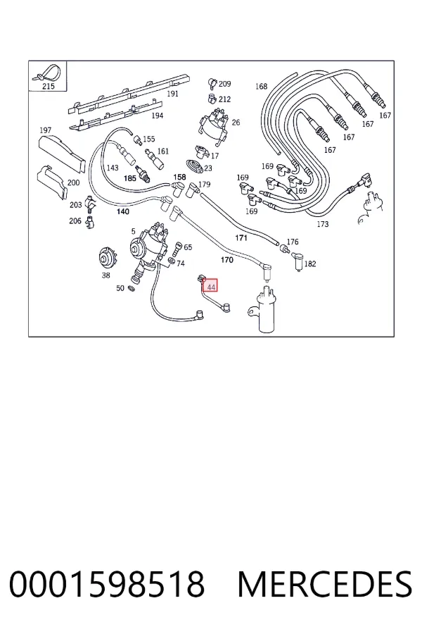  0001598518 Mercedes