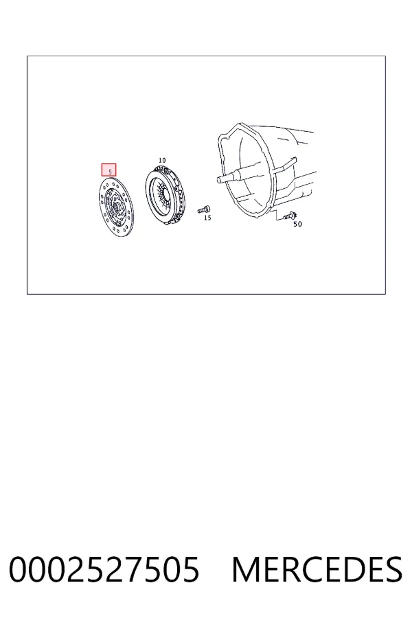 Embrague 0002527505 Mercedes