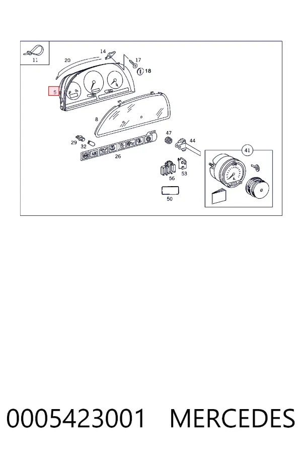  0005423001 Mercedes