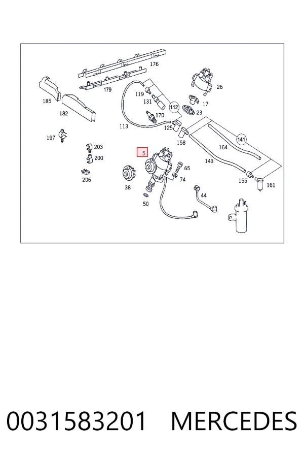Distribuidor 0031583201 Mercedes