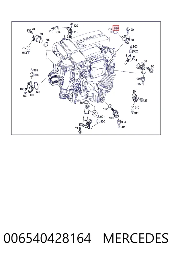 Conector universal 006540428164 Mercedes