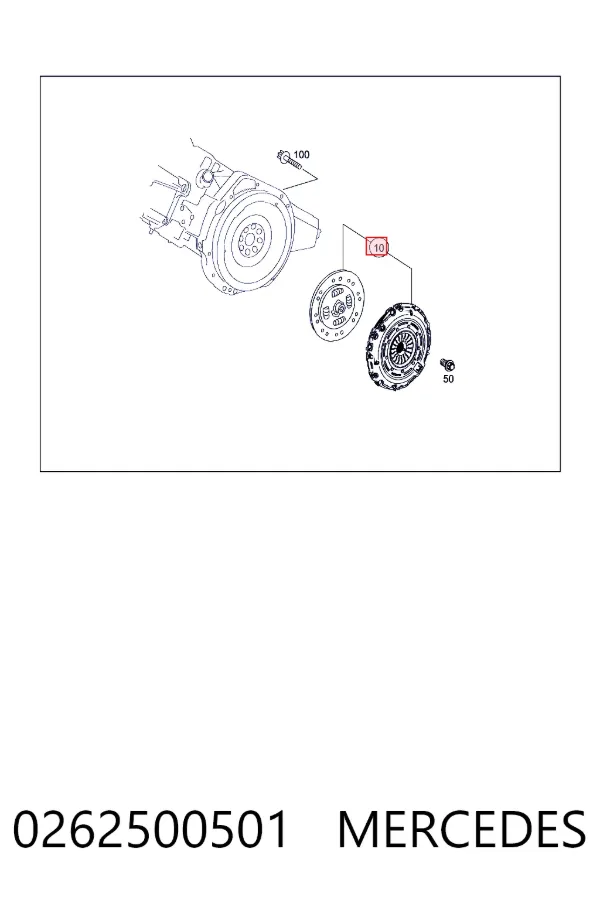Embrague 0262500501 Mercedes