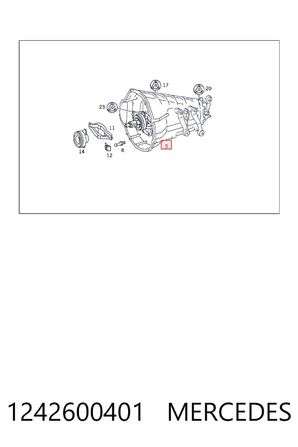 Caja de cambios Mercedes E C124
