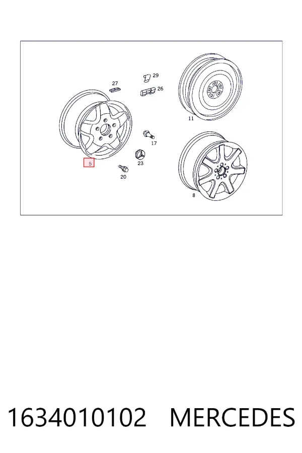 Llantas Mercedes ML/GLE W163