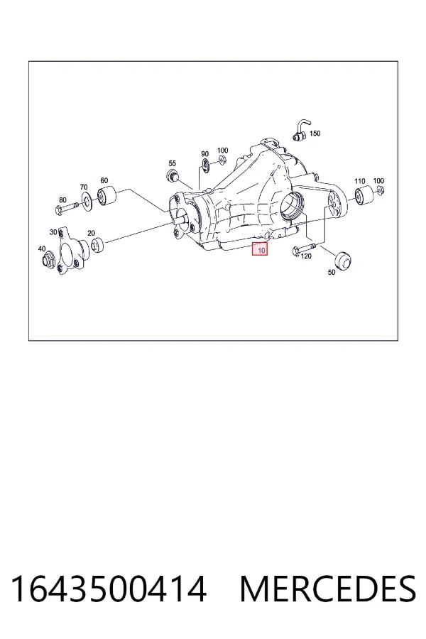Grupo trasero Mercedes ML/GLE W164