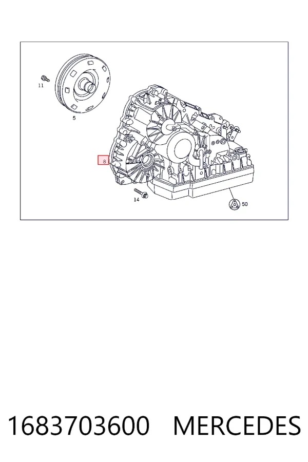 Caja de cambios automática 1683703600 Mercedes