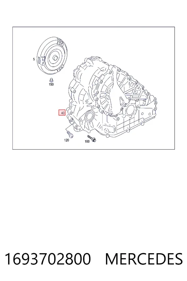 Caja de cambios automática 1693702800 Mercedes
