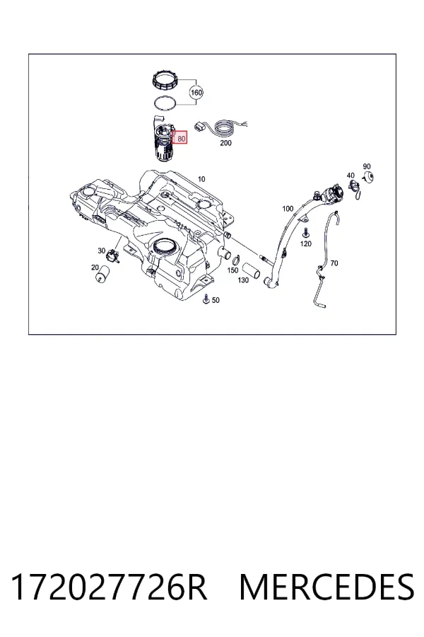 172027726R Renault (RVI) Módulo de alimentación de combustible