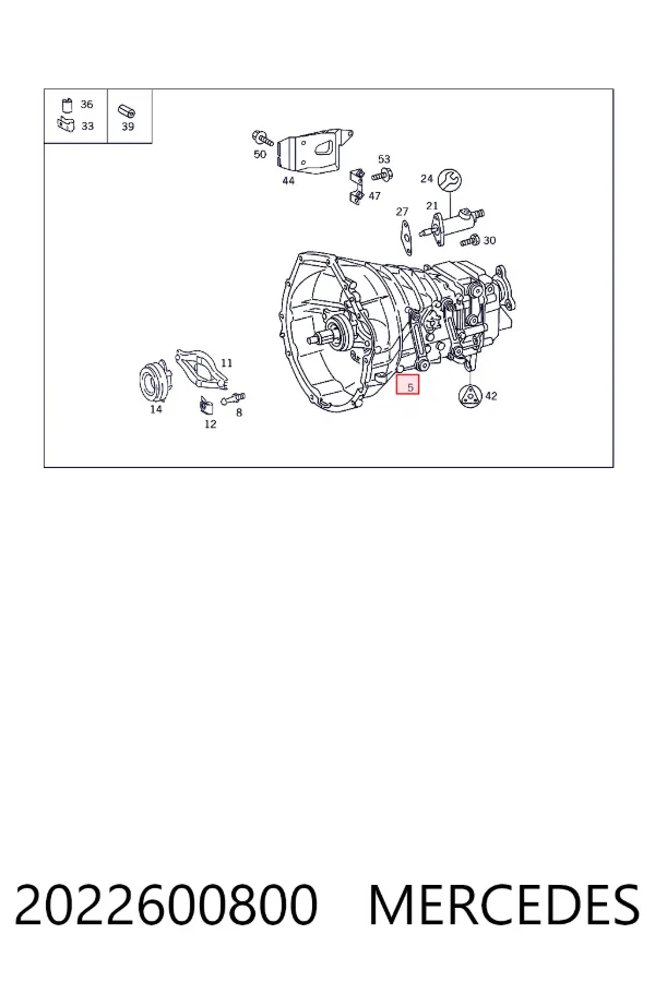 Caja de cambios Mercedes C S202