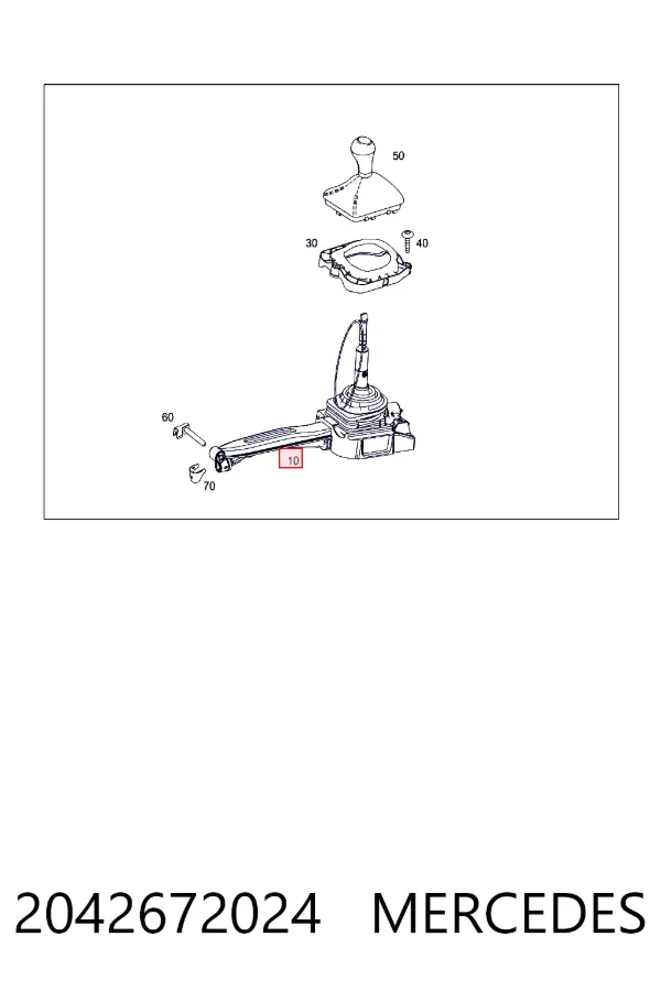 Palanca de cambios Mercedes E W212