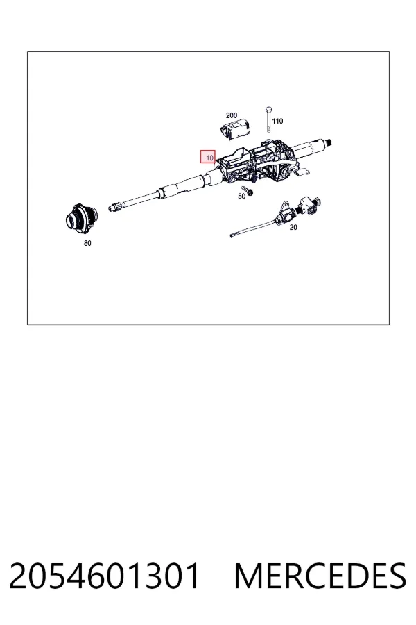 Columna dirección Mercedes E W213