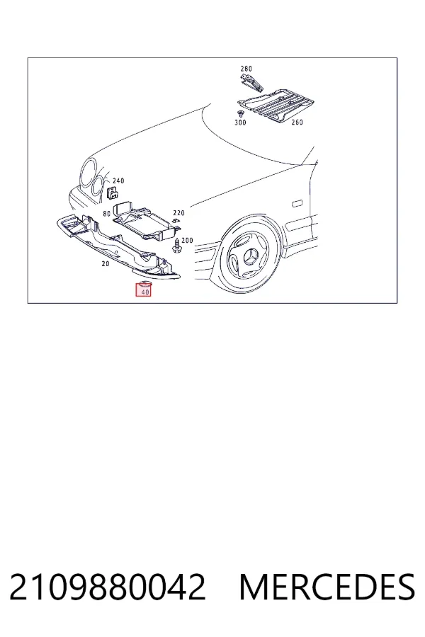  2109880042 Mercedes