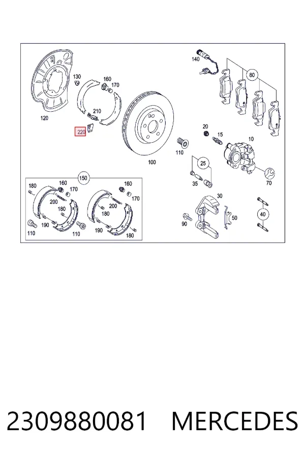  2309880081 Mercedes