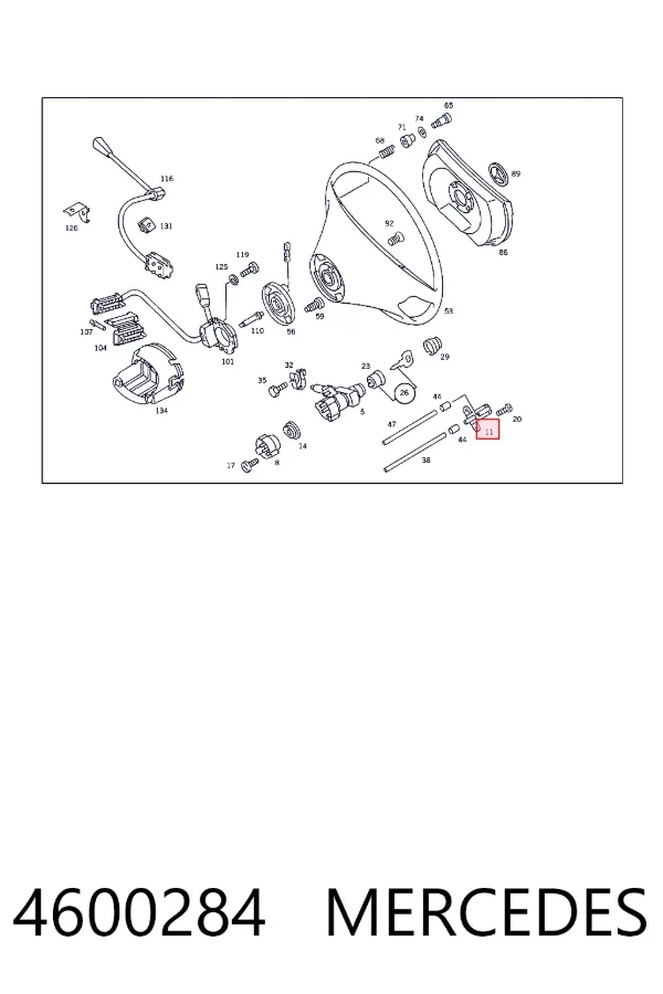 Válvula de corte de encendido del motor 4600284 Mercedes