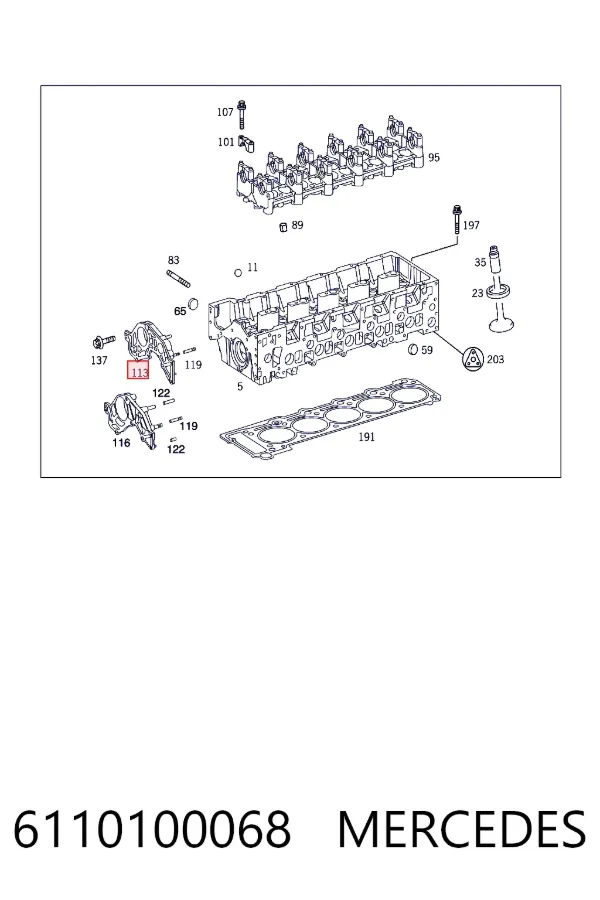  6110100068 Mercedes