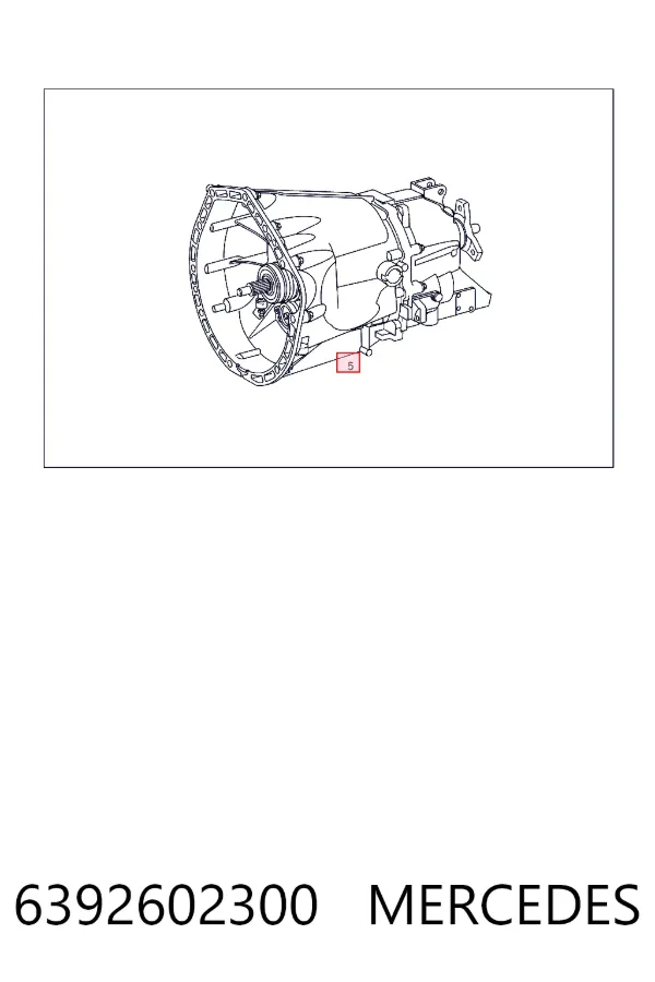 Caja de cambios 6392602300 Mercedes