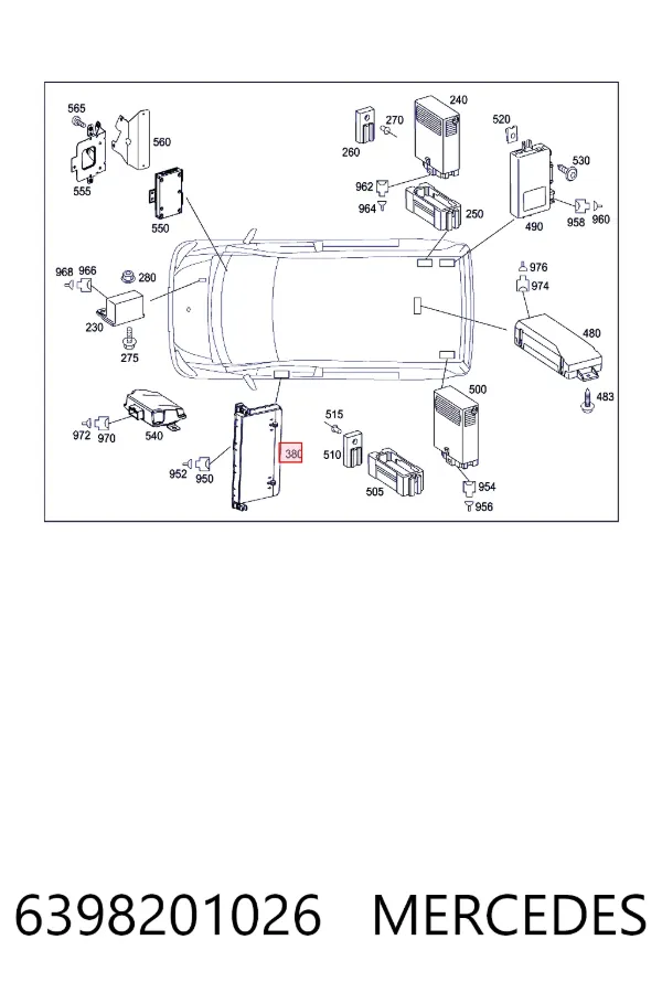  6398201026 Mercedes