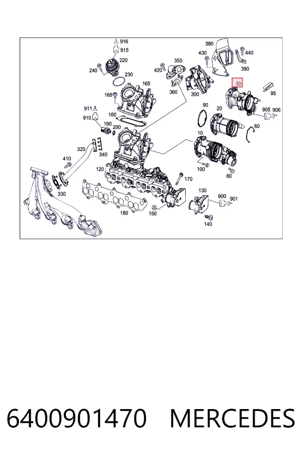 Cuerpo de mariposa 6400901470 Mercedes