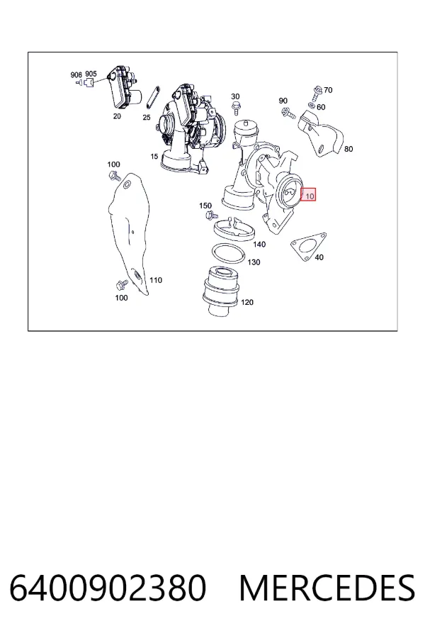 Turbocompresor 6400902380 Mercedes