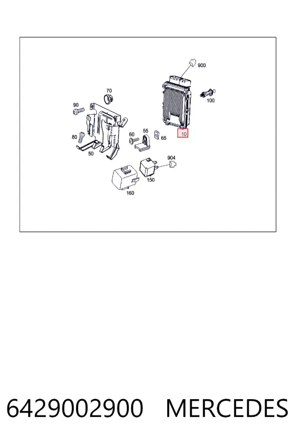 ECU 6429002900 Mercedes