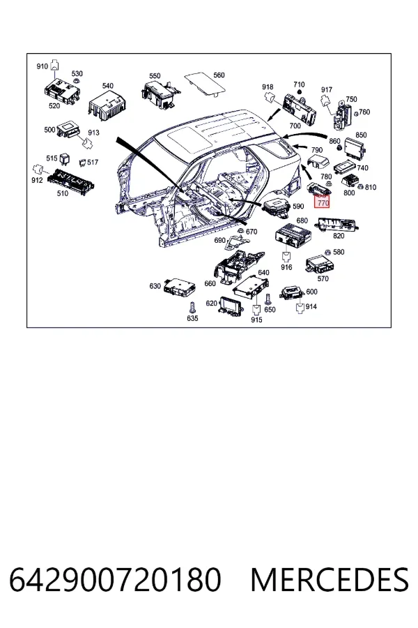  642900720180 Mercedes