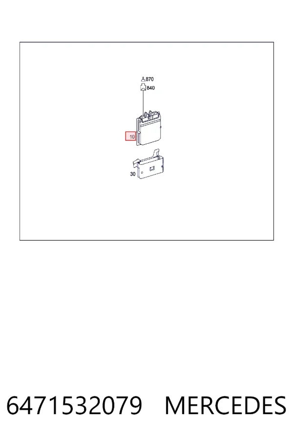 ECU 6471532079 Mercedes