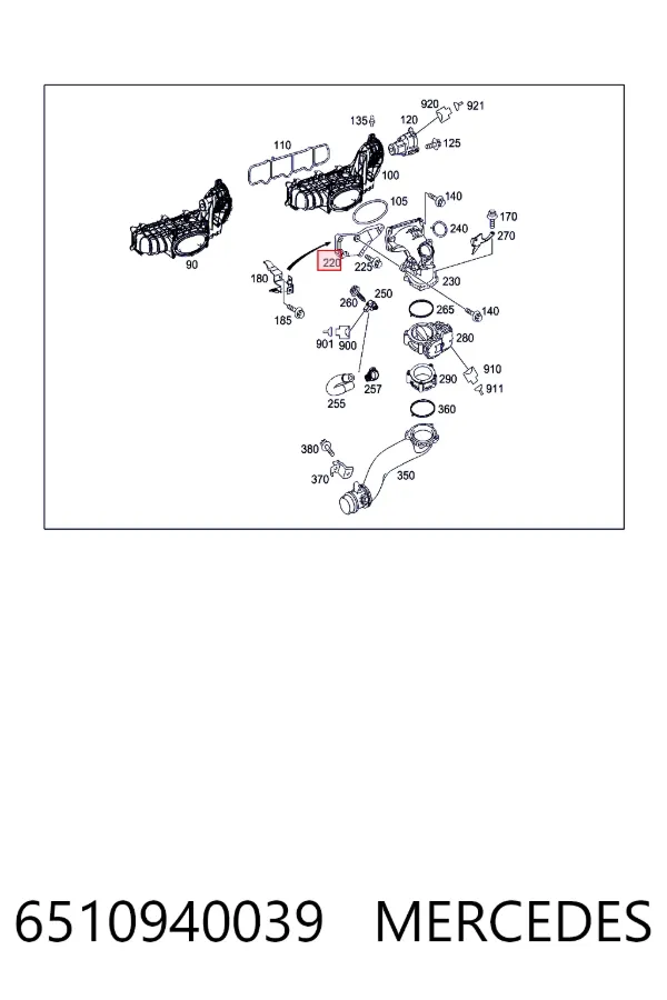  6510940039 Mercedes
