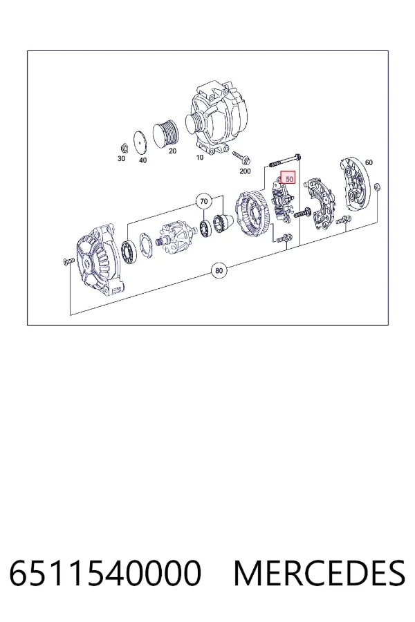Regulador 6511540000 Mercedes