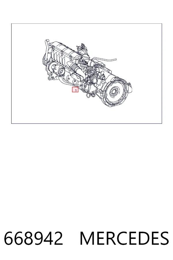 Motor completo 668942 Mercedes