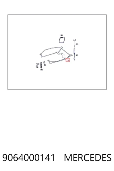 Soporte de rueda de repuesto MERCEDES 9064000141