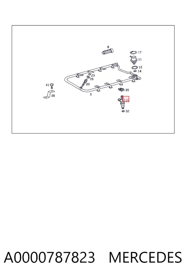 Inyector A0000787823 Mercedes