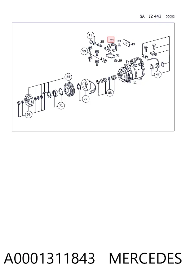  A0001311843 Mercedes