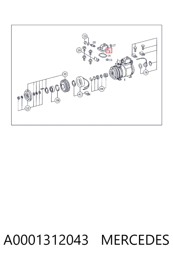 A0001312043 Mercedes