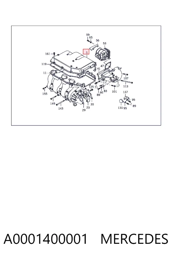 Motor de arranque A0001400001 Mercedes