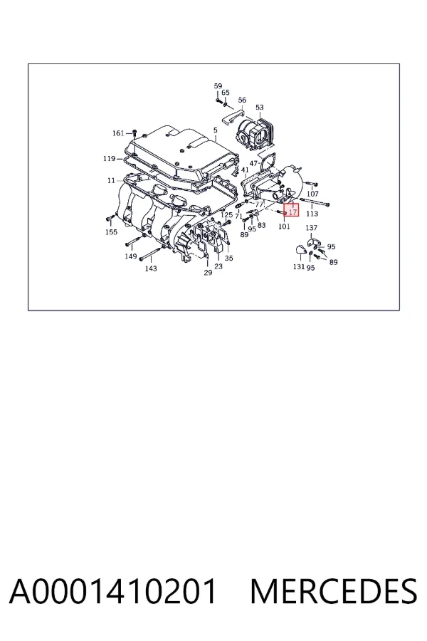  A0001410201 Mercedes