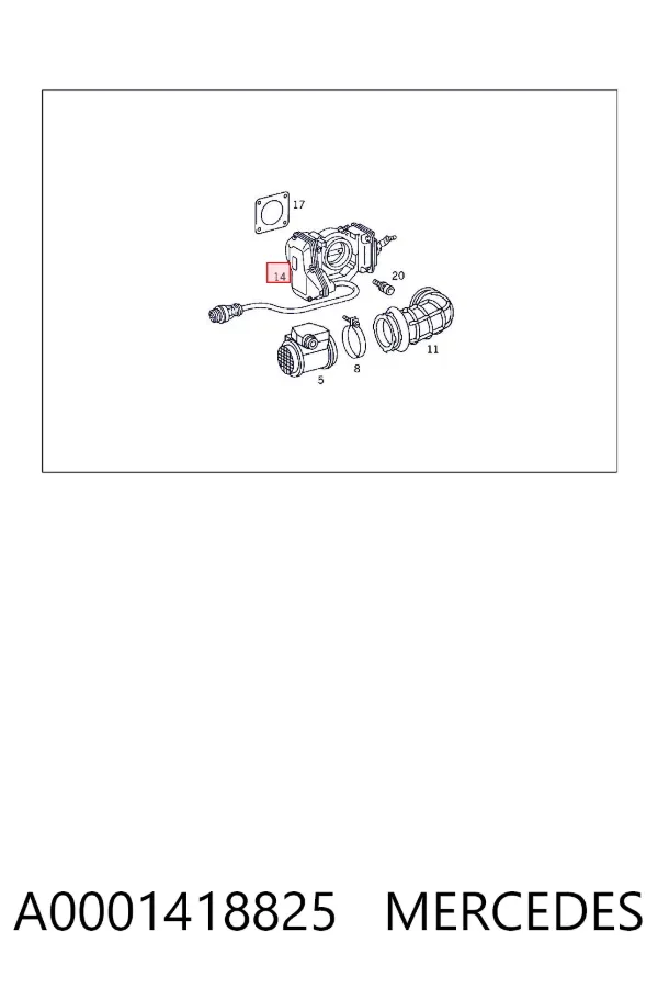  A0001418825 Mercedes