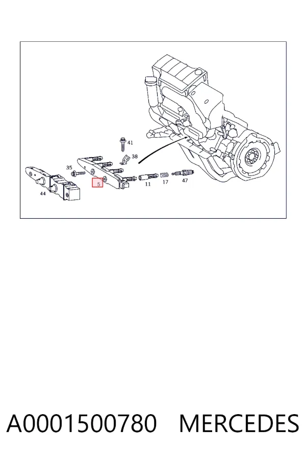 Bobina A0001500780 Mercedes