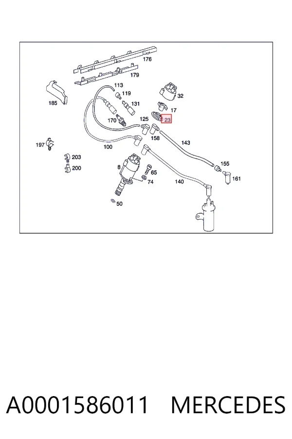  A0001586011 Mercedes