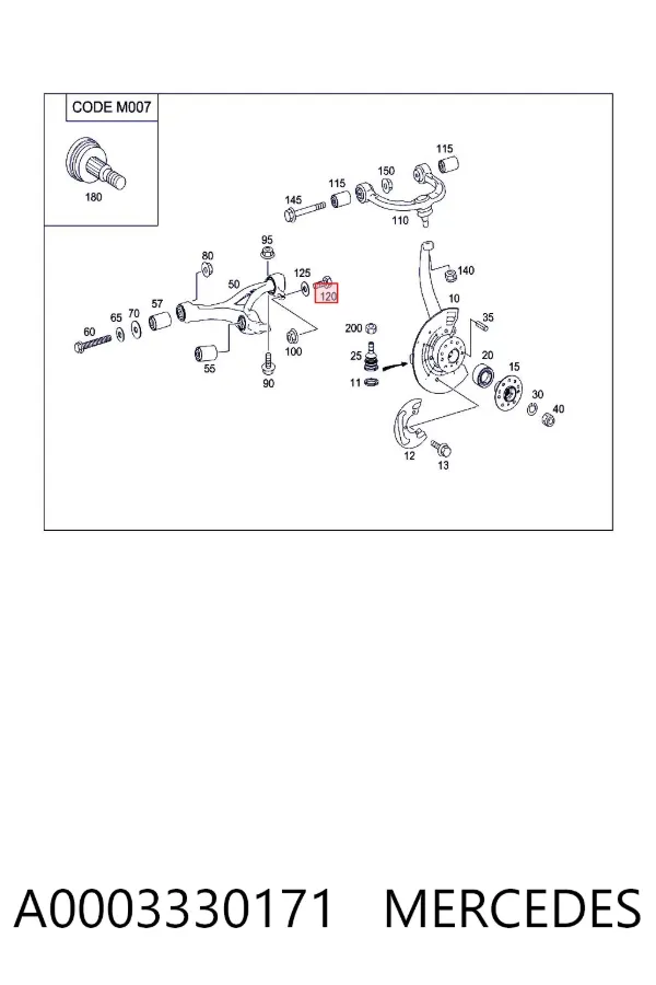  A0003330171 Mercedes